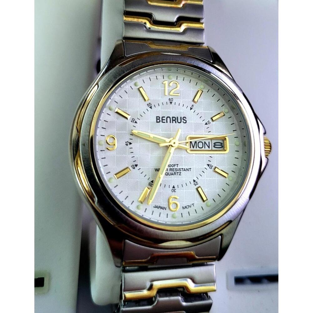 Rare Condition Vintage Benrus Mens Dress Watch‎ New in Box